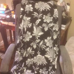 Black and white long skirt